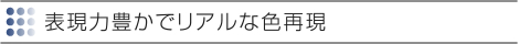 AD-1100XS,AD-1000XS,AD-2100X | 表現力豊かでリアルな色再現 | TAXANプロジェクター