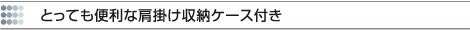 KG-PL021X | とっても便利な肩掛け収納ケース付き | TAXANプロジェクター